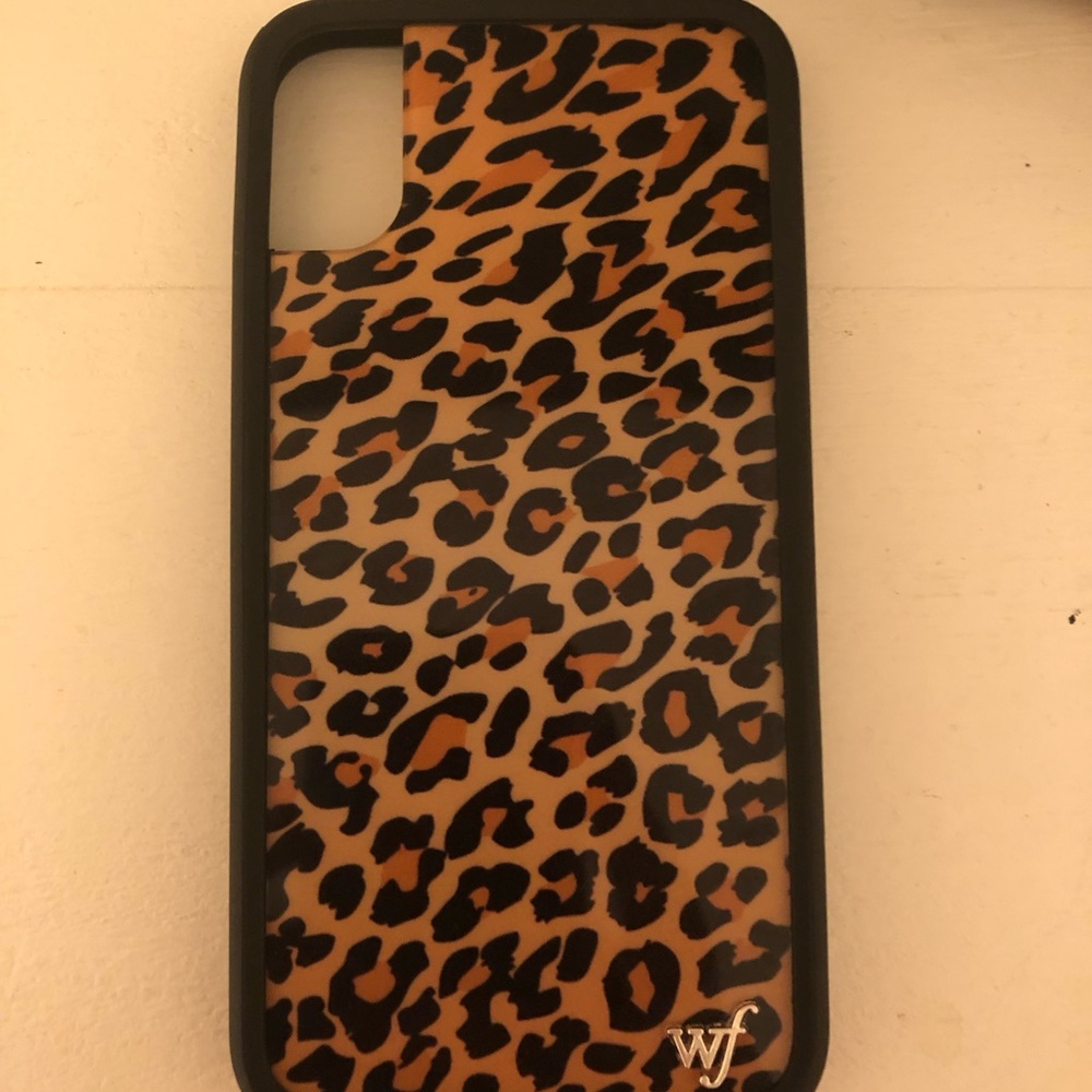 Leopard Wildflower iPhone X Case